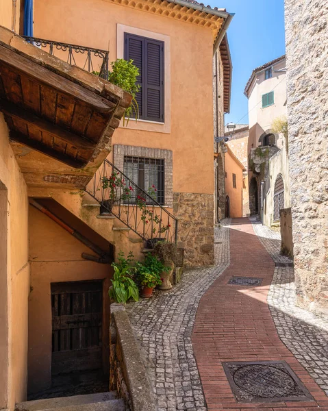 Krásný Pohled Malebné Vesnici Prossedi Provincii Latina Lazio Itálie — Stock fotografie
