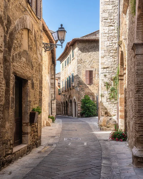 Prachtige Stad San Gemini Het Middeleeuwse Historische Centrum Provincie Terni — Stockfoto