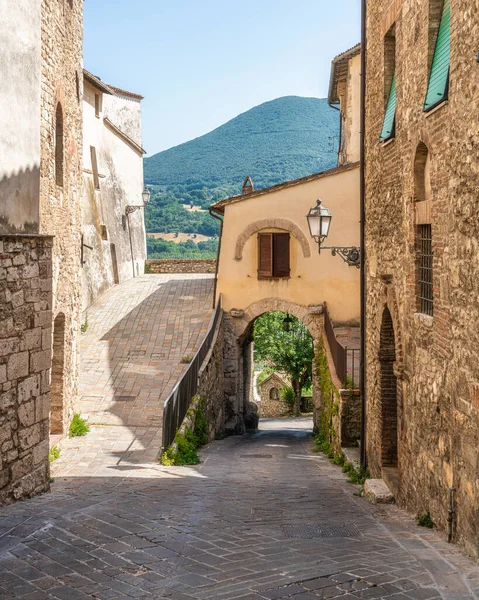 サンジェミニの美しい街と中世の歴史的中心地 テルニ県 ウンブリア イタリア — ストック写真