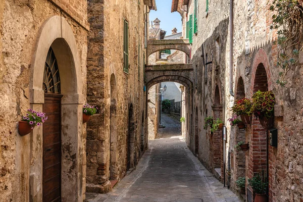 美丽的圣双子座城市和中世纪的历史中心 意大利Umbria Terni省 — 图库照片