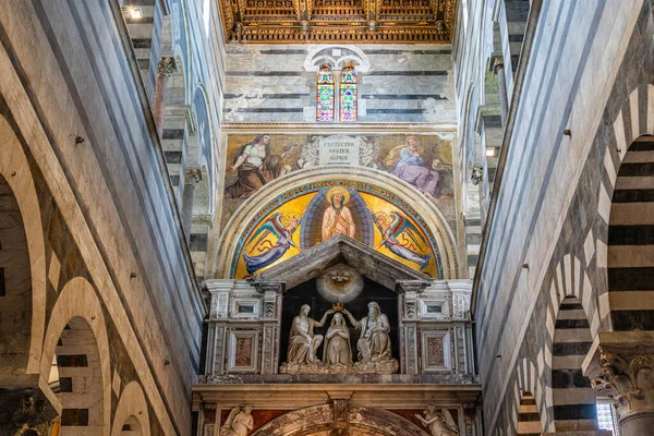 Indoor Sight Marvelous Cathedral Pisa Tuscany Italy June 2023 — Stock Photo, Image