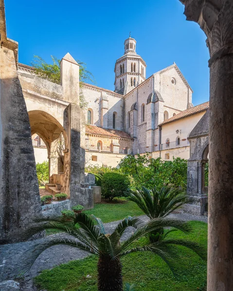 Cloister Marvelous Fossanova Abbey City Priverno Province Latina Lazio Italy — Stock Photo, Image