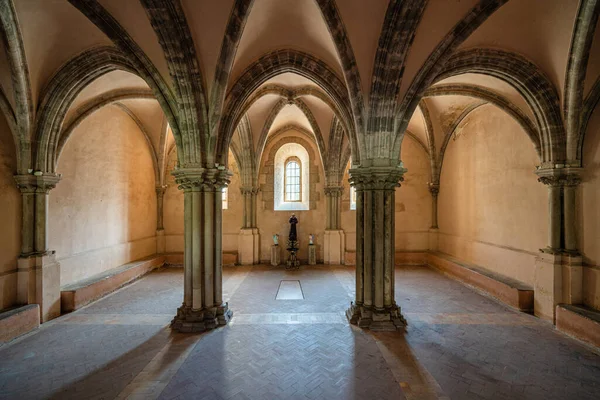 Merveilleuse Abbaye Fossanova Près Ville Priverno Dans Province Latina Latium — Photo