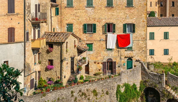 Vista Panorámica Maravillosa Ciudad Volterra Provincia Pisa Toscana Italia — Foto de Stock