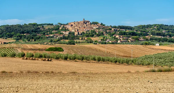 Den Pittoreska Byn Casale Marittimo Provinsen Pisa Toscana Italien — Stockfoto
