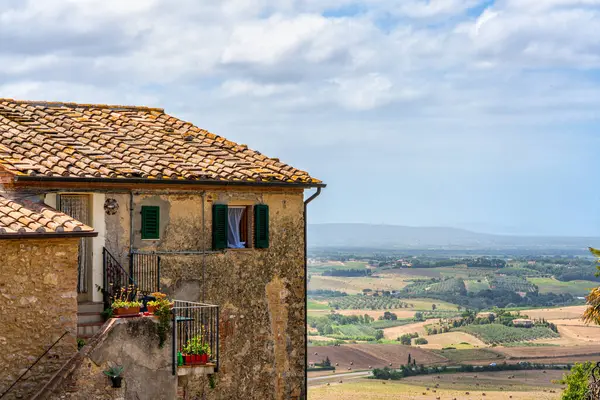 Pintoresco Pueblo Casale Marittimo Provincia Pisa Toscana Italia — Foto de Stock