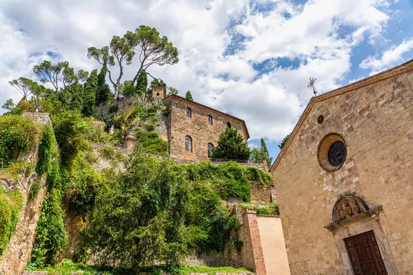Цетона Красиве Тосканське Село Провінції Сієна Тоскана Італія — стокове фото