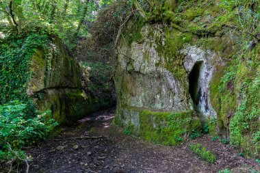 Viterbo, Lazio, İtalya 'daki Corchiano kasabası yakınlarındaki 