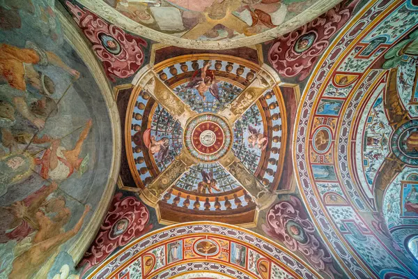 stock image The marvelous cloister in the Church of Santa Maria Sopra Minerva in Rome, Italy. September-12-2024