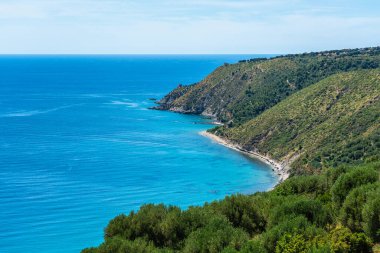 The beautiful village of Pisciotta, in the Cilento region of Campania. Italy. clipart