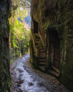 Viterbo, Lazio, İtalya 'daki Corchiano kasabası yakınlarındaki 