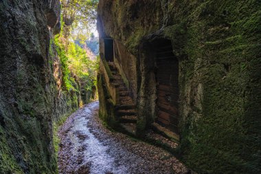 Viterbo, Lazio, İtalya 'daki Corchiano kasabası yakınlarındaki 