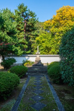Uji, Kyoto, Japonya 'daki güzel Manpuku-ji Tapınağı.