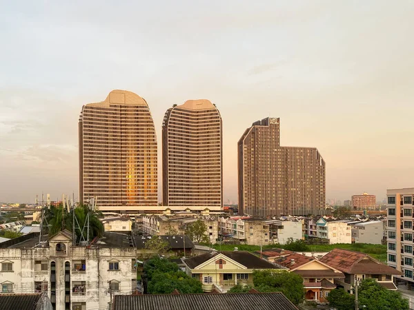 Bangkok Tajlandia Grudnia 2022 Trzy Budynki Ideo Mobi Sukhumvit Eastgate — Zdjęcie stockowe