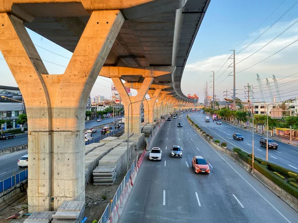 Bangkok Tayland Mart 2023 Rama Karayolu Yakınında Yeni Otoyol Projeleri — Stok fotoğraf