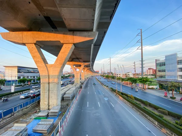 Bangkok Tayland Mart 2023 Rama Karayolu Yakınında Yeni Otoyol Projeleri — Stok fotoğraf