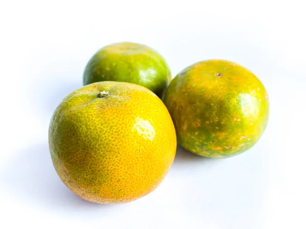 Mandarin Orange Fruit White Background — Stock Photo, Image