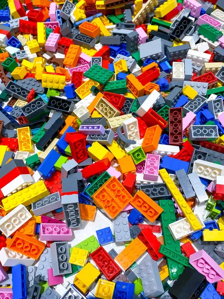 Bangkok Tajlandia Czerwca 2023 Lego Linia Plastikowych Zabawek Budowlanych Produkowanych Obrazek Stockowy