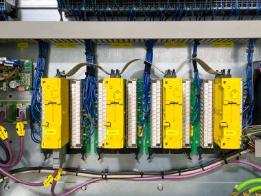 Chonburi Thailand - 18 July 2023: CNC controllers system in the CNC machine in the Thai- German institute