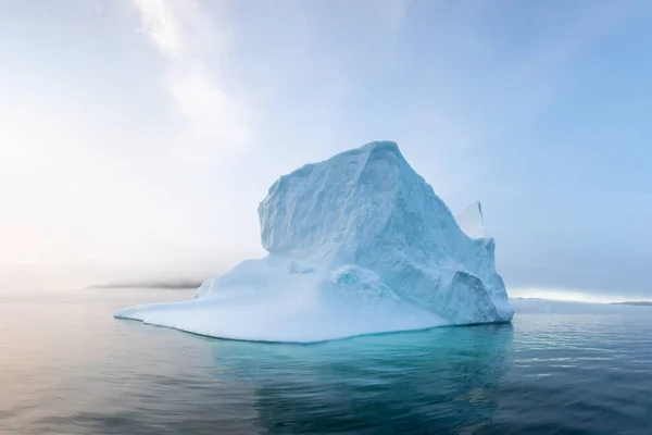 Ledovce Drone Letecké Snímky Shora Změna Klimatu Globální Oteplování Ledovce — Stock fotografie