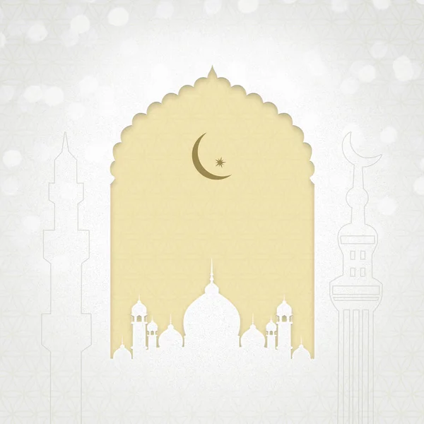 Ilustrație Vectorială Unui Fundal Pentru Ramadan Kareem — Fotografie, imagine de stoc