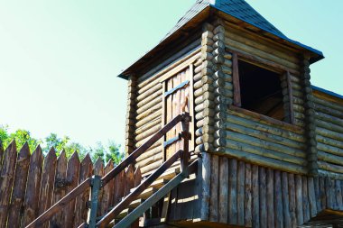 Ormandaki eski ahşap ev