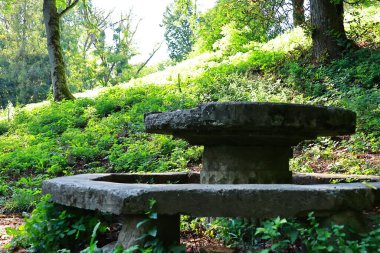 Çeşmenin dikey yakın çekimi