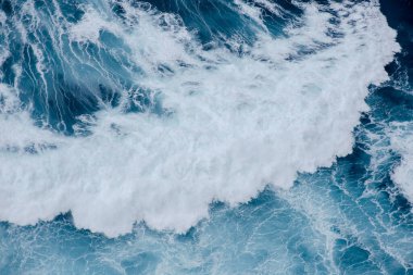 mavi okyanus dalgası arka plan