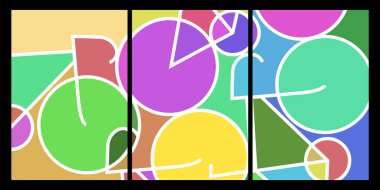 Yol bisikleti besteleme seti. soyut vektör illüstrasyonunun döngüsü