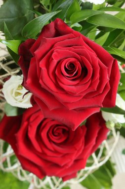 Güzel porselen gülün ayrıntıları