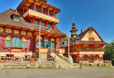 Pustevny 'deki mimar Jurkoviç' ten güzel bir bina.