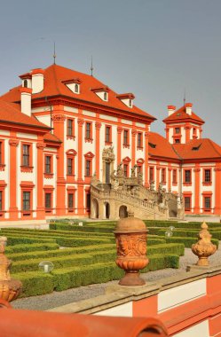 Çek Cumhuriyeti 'ndeki güzel Truva Şatosu