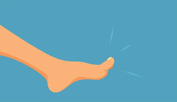 Мультфильм Очистить Здоровые Ноги — стоковый вектор