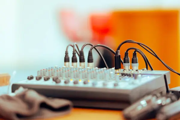 Sound Mixer Control Machine Professional Audio — Stock Photo, Image