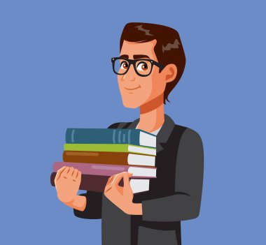 Kırmızı Topuklu Mutlu Kadın Ayakkabı Vektör İllüzyonu