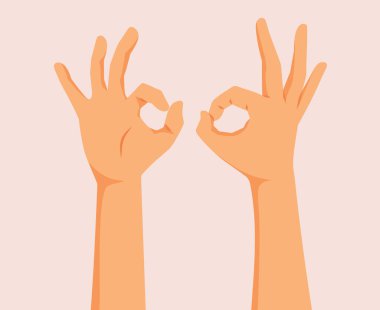 İki El, Hareket Vektörü İllüstrasyonunu Yapıyor