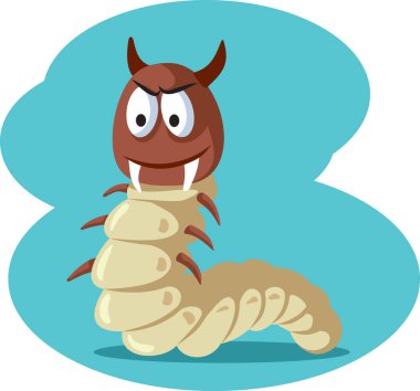 Bir Tahtakurusu Vektör Çizgi Filmi Karakteri