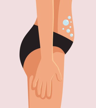 Kadın Parmak Vektörü Çizgi Filmi Karakteri