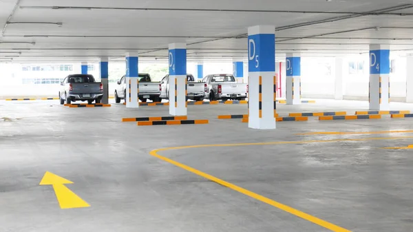 stock image parking building empty parking space in town