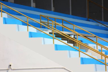 Açık hava beton stadyum çimento yapı basamak koltuk tezahürat