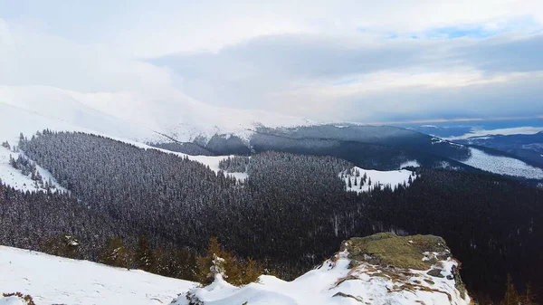 パラン山脈 ルーマニアのドローン写真 — ストック写真