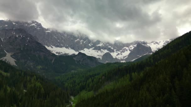 Αυστρία Dachstein Massif Αιχμαλωτίστηκε Από Drone — Αρχείο Βίντεο