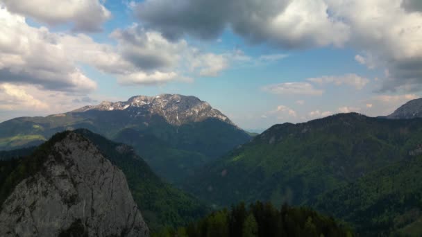 Політ Дронів Поблизу Подольсеви Словенія — стокове відео
