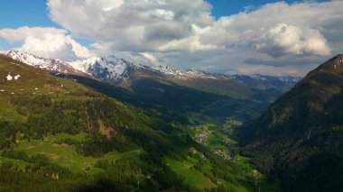 Avusturya Alpleri, Grossglockner Yüksek Alp Yolu, Avusturya, Avrupa. 