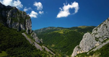 Apuseni Dağları, Alba Bölgesi, Romanya. Hava fotoğrafçılığı.