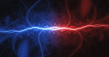 Ateş ve buz yıldırımı, soyut elektrik güç kaynağı