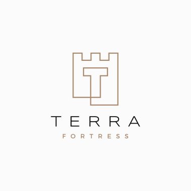 Harf Kalesi Logosu Taslak Vektör Simgesi ResimleriComment