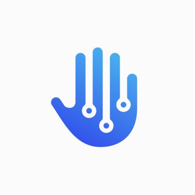 elektrik teknolojisi el bakımı beşlik logo vektör resimleme