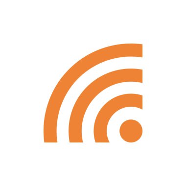 Sinyal rss logo vektör resimleme
