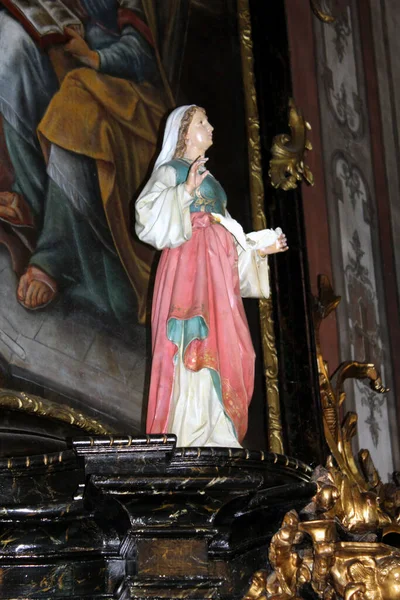 Тимишоара Румыния Ноября 2022 Года Святая Елизавета Венгерская Тюрингия Церковь — стоковое фото
